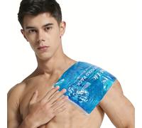 TEMU Paquete de hielo de gel de gran tamaño WORLD-BIO, compresión fría reutilizable para hombros, rodillas, espalda y cuello - Paquetes de gel frío y caliente