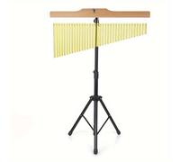 TEMU Paquete de instrumentos de percusión de 36 , instrumentos de acompañamiento, campanillas de viento de 25 , árbol de sonido de campanilla de viento de 36 con soporte y arreglo de paquete de sonido