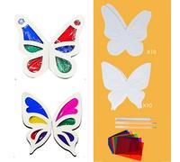 TEMU Paquete de material de de de de 20 piezas, necesitas hacerlo tú mismo, 20 mariposas de cartón . se puede utilizar como decoración del doméstico. Es un para Halloween, Navidad y Acción de Gracias.