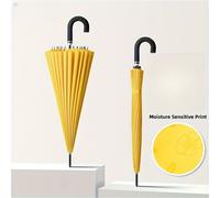 TEMU Paquete Individual de Paraguas Manual de Asa con 24 Varillas, Diseño Impreso en Húmedo, Toldo Grande de 108 cm/42.5 Pulgadas y Bloqueador, Regalo de Navidad para