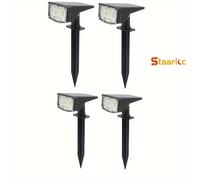 TEMU Paquetes de 4/2 Lámparas Solares para Pared/Suelo Staaricc, con 50 LED SMD, Luz por Inducción, Luces Solares para Césped y Jardines, para Patios, , , Fiestas Inteligente - detección de luz