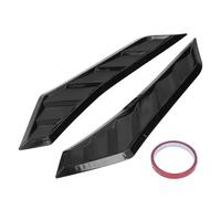 TEMU Par de Rejillas de Aire para Coche - Guardabarros Decorativos Negros Elegantes de ABS con el Capó del Motor, Acabado , Mejora la Aerodinámica