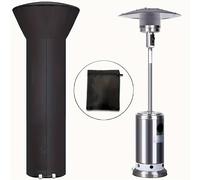 TEMU para calentador de patio con cremallera y almacenamiento, diseñada para uso en exteriores