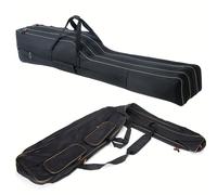 TEMU para caña de pescar Sougayilang de 1 pieza, bolsa plegable y portátil de 165 cm/64.96 in, bolsa de almacenamiento para carrete y caña de pescar, organizador de de pesca