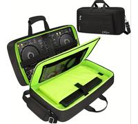 TEMU para Controlador DJ Holiday para DDJ-/DJ 400/DDJ-REV1, Bolsa Acolchada con 5 Bolsillos para Laptop, Cables, Estuche de Transporte con Correa Ajustable, Regalos de Navidad