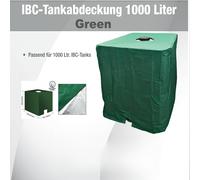 TEMU para de agua exterior de 1000L, se perfectamente a de IBC, artículo individual, verde, una cubierta para de agua exteriores