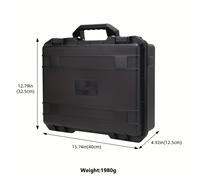 TEMU Para DJI NEO/Sensory con estuche de almacenamiento duro y bolsa de - Resistente a explosiones, polipropileno duradero, cubierta resistente a rayones para dispositivos DJI NEO, negro