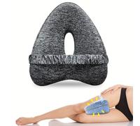 TEMU para Dormir de con Correa Ajustable, Almohada Minimalista en Azul Rosa Cute entre Piernas. Cojín Ortopédico al que a Posicionar las Lateral