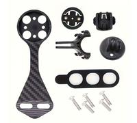 TEMU Para F12 Soporte de Manillar de Carbono para Bicicleta, Montura de Ordenador de Carbono para Garmin Gopro, Soporte de Cámara de Luz para Bicicleta