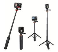 TEMU Para GoPro 12/11/10/9 Varilla De Extensión Portátil Para Cámara Deportiva DJI Palo De Selfie Accesorios Para Teléfono Móvil