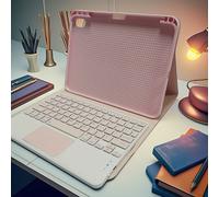 TEMU para iPad de 10ª Generación con Teclado, Panel Táctil Múltiple, Cubierta Flip con Soporte y Porta Lápiz, Compatible con iPad (A16) 11ª/10ª Generación (2025/2022)