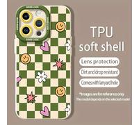 TEMU para iPhone 17ProMax/17/17Pro/17Air/16 /15/14/13/12/11, cuadros divertido y elegante, Amortiguación de impacto con cojín alrededor del , Diseño moderno en colores combinados, gruesa