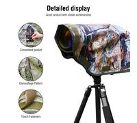 TEMU para lente de cámara para lentes DSLR Canon, Sony, Nikon y Fujifilm, con camuflaje de cara y nailon .