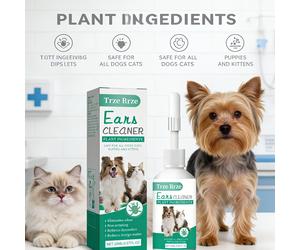 TEMU para limpieza de oídos de perros y gatos, con que disuelven , diseñada para ser y no irritante para un cuidado de los oídos