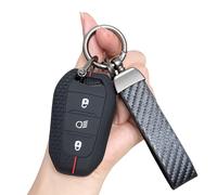 TEMU para Llavero con Cordón para Citroen y PEUGEOT, Incluyendo Modelos C2, C3, C5 X7, C4 Picasso, Berlingo y 208, 308, 408, 508, 3008, 4008, 5008, Accesorios para Coche