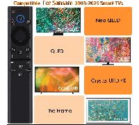 TEMU Para Mando a Distancia de Smart TV Samsung: Reemplazo de Control por Voz Compatible con BN59-01385A (Sin Solar), para Todas las TV LED LCD 8K 4K de 2018-2025, con 4 Atajos