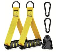 TEMU para máquinas de cable, agarres para ejercicios con bandas de resistencia, de cable para equipos de gimnasio, accesorios ideales para sistemas de entrenamiento de cable de gimnasio en casa.