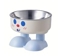 TEMU para Mascotas con Cara , de Acero Inoxidable de Cuello para Alimentar y Dar Agua, para Perros, Comedero para Mascotas