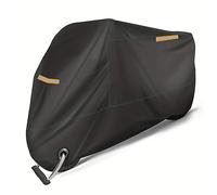TEMU para moto, bolsa de almacenamiento para exteriores, cubierta de protección para moto y scooter de resistencia con orificios para candado.