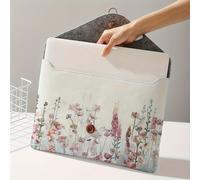 TEMU para Portátil con Estampado Floral - Poliéster Duradero, Estuche con Cremallera para Tableta y Portátil para Uso Diario en , Cubierta de Bolsa de Almacenamiento, Cubierta de Tela