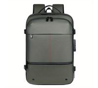 TEMU para portátil de tela PU fácil de limpiar. mochila de calidad que se puede expandir y comprimir al vacío, ideal para viajes de negocios y desplazamientos