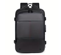 TEMU para portátil de tela PU fácil de limpiar. mochila de calidad que se puede expandir y comprimir al vacío, ideal para viajes de negocios y desplazamientos