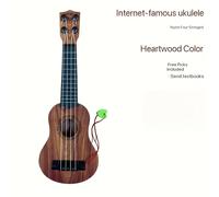 TEMU para Principiantes con Tutorial y Púas - Instrumento de Guitarra de Madera/Plástico Adecuado para Niños, Auténticas de Acero Inoxidable, Fácil de Tocar para Aprender Canciones y Teoría Musical