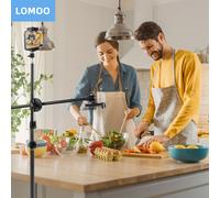 TEMU para teléfono ajustable de posición de 68 pulgadas, un soporte para grabar, soporte superior para teléfono, adecuado para decorar galletas, enseñanza en línea, transmisión y exhibir dibujos