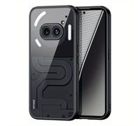 TEMU para teléfono: Carcasa transparente de PC+PU compatible con Nothing Phone 2A / Nothing Phone 2, cubierta trasera antigolpes tipo