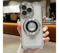 TEMU para Teléfono - Cubierta Premium Transparente de TPU para Honor 400 Lite 5G con Soporte de Anillo - Superior de TPU Transparente Chapado para Honor 400 Lite 5G