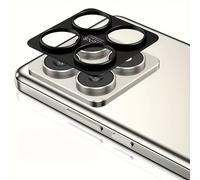 TEMU Para Xiaomi 14T 14T Pro 13T Pro de protección de cámara trasera Aleación de aluminio de protección de metal Película de lente de cámara de teléfono móvil Película de anillo de metal hueco