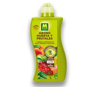 TEMU para y Árboles Frutales ECOLÓGICO con HUMUS MUY | Fertilizante 1L para diluir en 165L de Agua | Natural para ECO aplicar en riego | Market