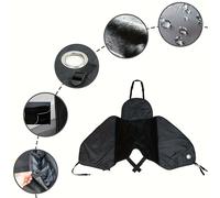 TEMU Parabrisas para Motocicleta, Cubiertas de Pierna para Motos, Mantas Antiviento para Scooters Eléctricos, Manta Polar para Rodillas, Adecuado para Scooters y Motos