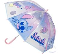 TEMU Paraguas Infantil Disney para Niños y Niñas - Paraguas Resistente, Seguro y Colorido con Diseño de Stitch - Ideal para Colegio y Días de Lluvia