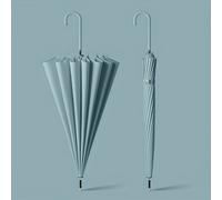 TEMU Paraguas manual elegante con mango de 16 varillas - un agarre de cuero resistente, 16 varillas y un diseño moderno, lo que lo convierte en una opción de regalo para de la , Halloween y Navidad