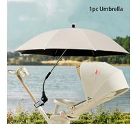 TEMU Paraguas Trolly Umbrella Sun UPF50+ con Brazo Flexible y Clip para Cochecito, Accesorio de Protección Solar Adecuado para Múltiples Ocasiones