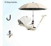 TEMU Paraguas universal con clip de 85 cm de diámetro, , para solar, accesorios al , paraguas para coche, paraguas ajustable, paraguas de solar, solar al , silla y paraguas para mascotas.