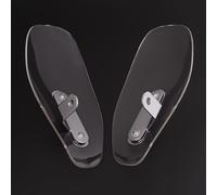 TEMU Paramanos universales ABS Deflector de viento Protector de - 1 par Protector de motocicleta para Touring, para Honda, Kawasaki, , para Chopper