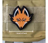 TEMU Parche de Zorro Lindo para Mochilas, Chaquetas y Gorros