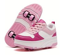 TEMU Patines de Ruedas Clásicos para Niñas en y , Transpirables y Versátiles, Desmontables para Uso en , Regalo Ideal para Vacaciones