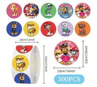 TEMU Paw Patrol 500 pegatinas, pegatinas de dibujos animados , pegatinas decorativas, pegatinas desechables, pegatinas de creativas, pegatinas de animación de
