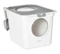 TEMU PawHut Arenero para Gatos con Pala Inodoro para Mascotas con Entrada Principal y Superior 44x55x39 cm y