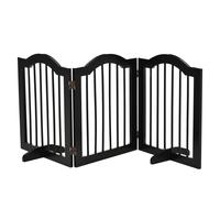 TEMU PawHut de Seguridad para Perros Pequeños Plegable para Perros en Casa de 3 Paneles con Patas Anchos para Escaleras Pasillos 154, 5x29, 5x61 cm