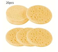 TEMU pcs Esponja Facial Comprimida - Eliminador de Maquillaje y Exfoliante Natural a Base de Celulosa