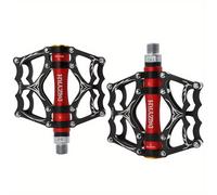 TEMU Pedales de bicicleta de montaña Mzyrh, aleación de aluminio de resistencia rodamientos sellados, pedales ligeros antideslizantes para carretera, BMX, MTB, accesorios de ciclismo multiusos