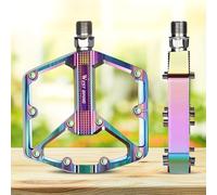 TEMU Pedales de plataforma para bicicleta, antideslizantes, de aleación de aluminio, reposapiés, ultraligeros, con rodamiento , accesorios y piezas de bicicleta