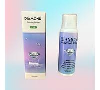 TEMU Pegamento para pintura de diamantes de 120 ml, pegamento permanente para rompecabezas, mejora la luminosidad, sellador para pintura de diamantes, diseño de cabeza de esponja, regalo