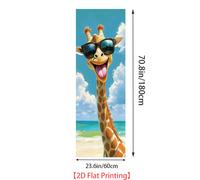 TEMU Pegatina de Refrigerador 1 Pieza 60×180 cm Diseño Divertido de en con Lengua , Autoadhesivo para Paredes, Adecuado para Armarios y , Decoración para Cocina, Pegatina para el Hogar, 2D