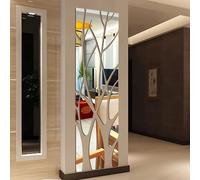 TEMU Pegatinas de Pared de Espejo Acrílico del Rompecabezas del Árbol de la - Fácil Instalación, Diseño Geométrico Removible para Paredes, Autoadhesivas con Película