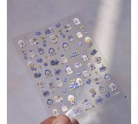 TEMU Pegatinas de Uñas 5D en Relieve de y - Acabado , Calcomanías Hipoalergénicas Uñas, Fundas de Teléfono y Más